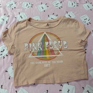 Women’s Pink Floyd Cropped Baby Tee